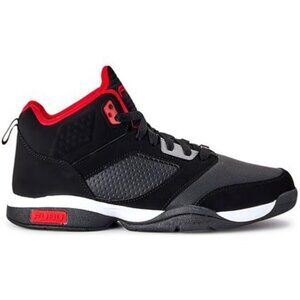 Men's Shoes Basketball High-top Black Red Sneakers